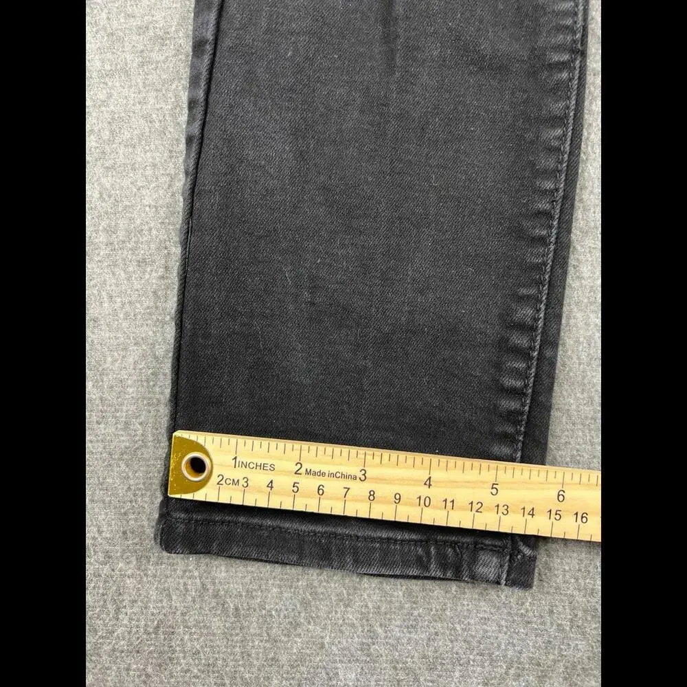 Argonaut Mens Ripped Black Skinny Jeans‎ Sz 32x32